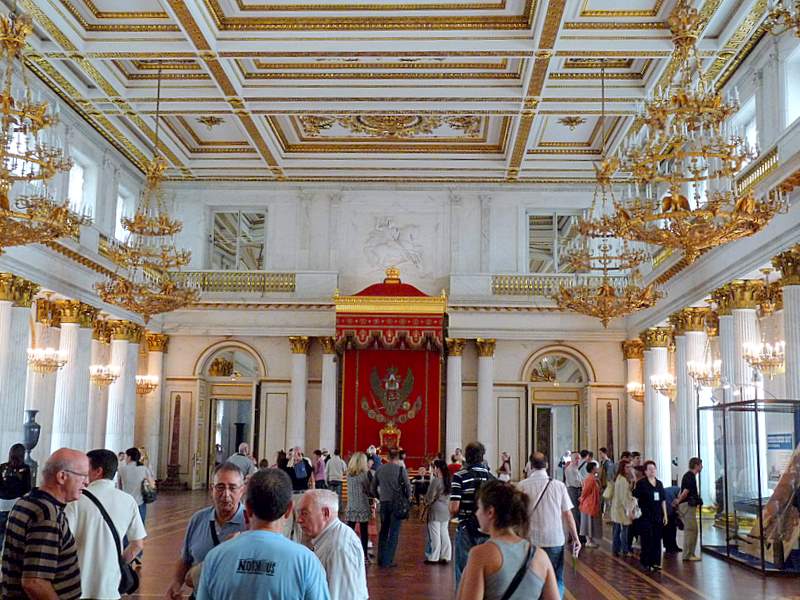 0089 2009.08.04 San Petersburgo San Petersburgo Hermitage Palacio de Invierno Gran Sala del Trono