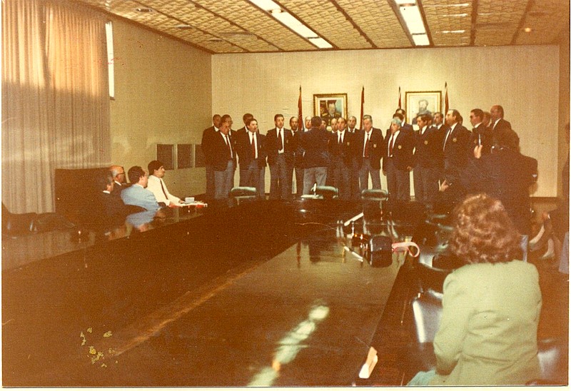 1988.08.05 paraguay Asuncin Ministro ugarte 1